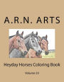 Heyday Horses Coloring Book: Volume 23
