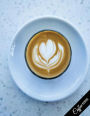Coffee Notebook Collection: Heart Latte Design, Journal/Diary, Wide Ruled, 100 Pages, 8.5 x 11