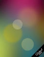 Abstract Notebook Collection: Bokeh Design, Journal/Diary, Wide Ruled, 100 Pages, 8.5 x 11