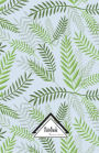 Notebook Journal Dot-Grid,Graph,Lined,No lined: Evergreen Leaf Tropical Wild Pattern: Small Pocket Notebook Journal Diary, 120 pages, 5.5