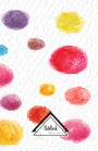 Notebook Journal Dot-Grid,Graph,Lined,No lined: Colorful Watercolor Paint Dot Bubble: Small Pocket Notebook Journal Diary, 120 pages, 5.5