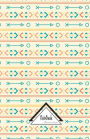 Notebook Journal Dot-Grid,Graph,Lined,No lined: Ethnic Aztec Tribal Arrow Cream Orange: Small Pocket Notebook Journal Diary, 120 pages, 5.5