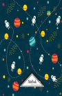 Notebook Journal Dot-Grid,Graph Grid,Lined,Blank No lined: Astronaut Universe Outspace Space: Small Pocket Notebook Journal Diary, 120 pages, 5.5