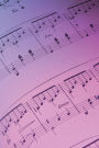 Somber Sheet Music Notebook: 150 page Notebook Journal Diary