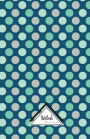 Notebook Journal Dot-Grid,Graph,Lined,No lined: Purple Green Disco Dots Bubble Pattern: Small Pocket Notebook Journal Diary, 120 pages, 5.5