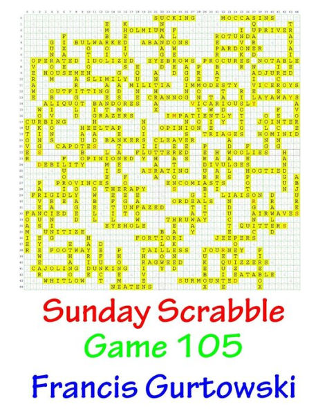 Sunday Scrabble Game 105