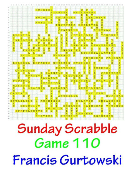 Sunday Scrabble Game 110