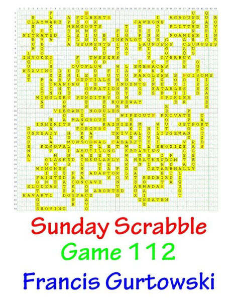 Sunday Scrabble Game 112