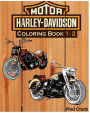 Motor: Harley-Davidson Coloring Book 1 - 2: coloring book
