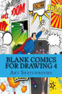 Blank Comics for Drawing 4: Jagged Panels, 6