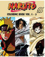 NARUTO: Coloring Book : Series (Vol.1 - 3): cartoon coloring