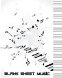 Blank Sheet Music: 12 Stave 104 pages (Staff Paper, Music Manuscript Paper)
