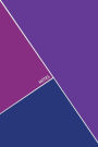 Notes: Purple & Blue Geometric Journal
