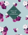 Bullet Grid Journal: Vintage Floral, 150 Dot Grid Pages, 8x10, Professionally Designed