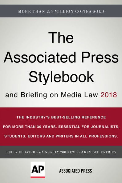 The Associated Press Stylebook and Briefing on Media Law 2018