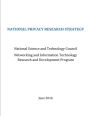 National Privacy Research Strategy