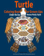 Turtle Coloring Book For Grown-Ups: Adults : Under the Sea: Henna Paisly Style: (Anti-Stress Art Therapy Adult Coloring Book Volume 9)