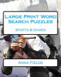 Large Print Word Search Puzzles Sports & Games