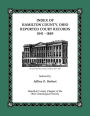 Index of Hamilton County, Ohio Reported Court Records 1841 - 1869