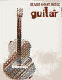 Blank Music Sheet For Guitar: Large Print(8.5x11) - 104 Pages Manuscript Paper - With Chord Boxes, TAB, Lyric Line and Staff Paper - (Brown Grafiti Guitar) Volume.2: Blank Sheet Music