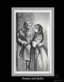 Romeo and Juliet: Black Collage Ruled Notebook, Large size (8.5 x 11) Journal, diary