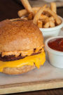 An Awesomely Delicious Cheeseburger and French Fries Journal: 150 Page Lined Notebook/Diary