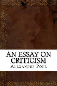 An Essay on Criticism