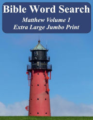 Title: Bible Word Search Matthew Volume 1: King James Version Extra Large Jumbo Print, Author: T W Pope