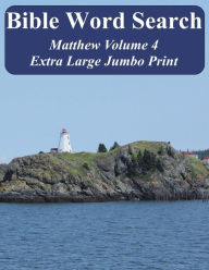 Title: Bible Word Search Matthew Volume 4: King James Version Extra Large Jumbo Print, Author: T W Pope