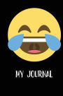 My Journal: Crying Face Emoji - Blank Lined Notebook - 6x9