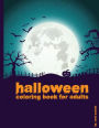 Halloween: coloring book for adults