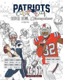 New England Patriots 2017 Super Bowl Champions: The Ultimate Football Coloring, Activity and Stats Book for Adults and Kids