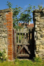 Rustic Vintage Entryway Gate Journal: 150 Page Lined Notebook/Diary