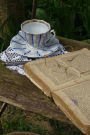 A Book to Read and a Hot Cup of Tea Journal: 150 Page Lined Notebook/Diary