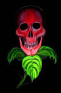 Journal Skull Flower Goth Horror: (Notebook, Diary, Blank Book)