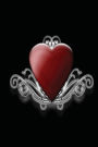 Journal Red Heart Silver Black: (Notebook, Diary, Blank Book)