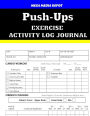 Push-Ups Exercise Activity Log Journal