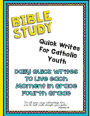Bible Study: Quick Writes for Catholic Youth: Fourth Grade
