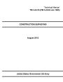 Technical Manual TM 3-34.55 (FM 5-233/4 Jan 1985) Construction Surveying August 2012