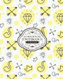 Composition Notebook Dreamcatcher: Little Glow Diamond Seamless Large College Ruled Writer's Notebook (8