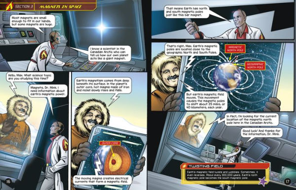 The Attractive Story of Magnetism with Max Axiom Super Scientist: 4D An Augmented Reading Science Experience