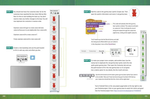 Animation and Presentation from Scratch: 4D An Augmented Reading Experience