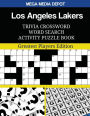 Los Angeles Lakers Trivia Crossword Word Search Activity Puzzle Book: Greatest Players Edition