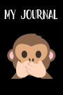 My Journal: Monkey Emoji Journal - Blank Lined Notebook - 6x9