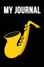 My Journal: Saxaphone Emoji Journal - Blank Lined Notebook - 6x9
