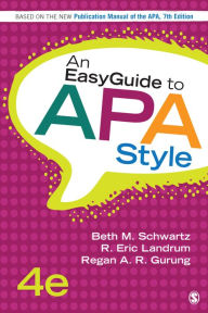 Title: An EasyGuide to APA Style, Author: Beth M. Schwartz