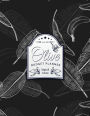 Olive Budget Planner: Tropical Design Monthly Bill Organizer 2017, size 8.5