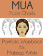 MUA Face Charts Portfolio Workbook for Makeup Artists: Enid Version