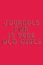 Journals For 13 Year Old Girls: 6 x 9, 108 Lined Pages (diary, notebook, journal)