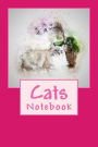Cats: 150 page lined notebook